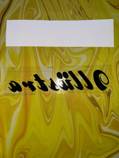 Adesivi in vinile permanente - Con Transfer Tape incluso!